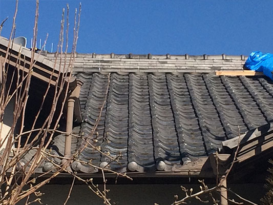 屋根瓦からSGLの屋根にリフォーム